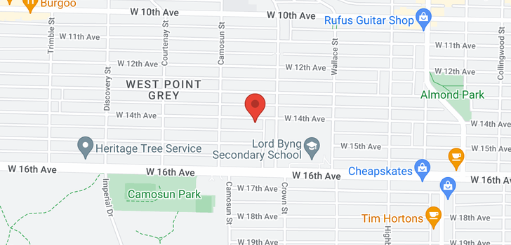 map of 4034 W 14TH AVENUE
